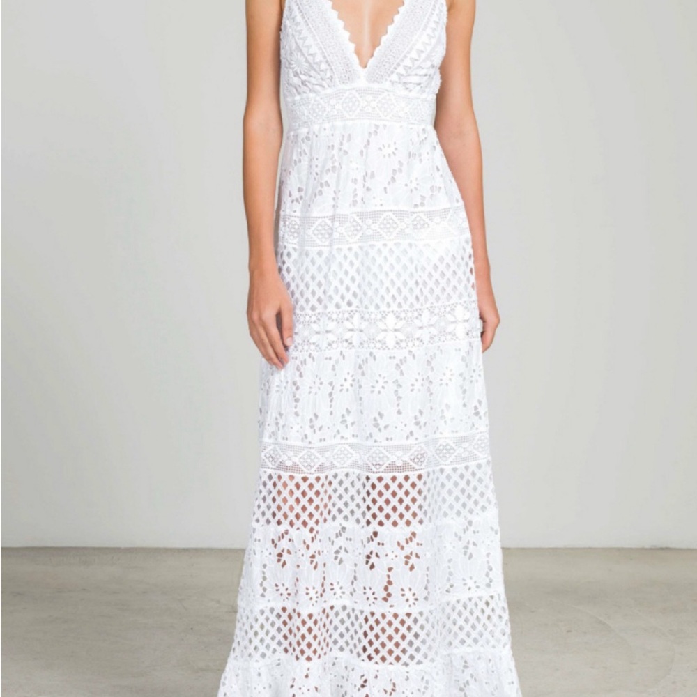 Temptation Positano White Maxi Dress